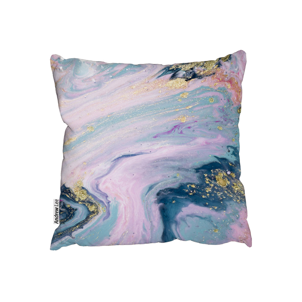 New Product Pink & Blue Marble (Cushion)  - Andrew Lee Home and Living