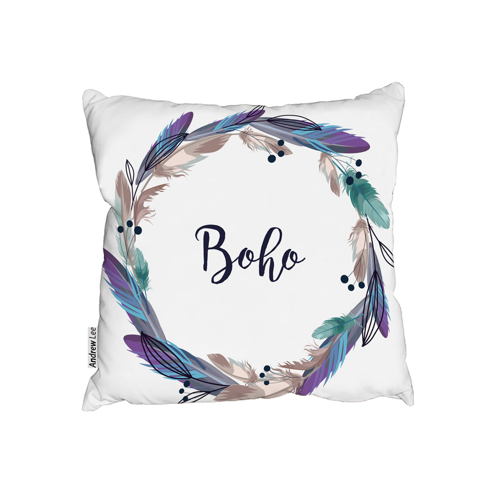 New Product Boho style wreath feathers (Cushion)  - Andrew Lee Home and Living