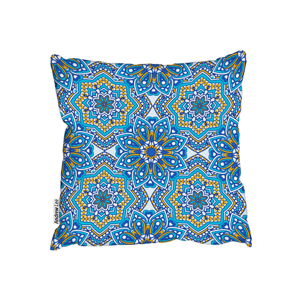 New Product Floral and geometric embellished tiles (Cushion)  - Andrew Lee Home and Living