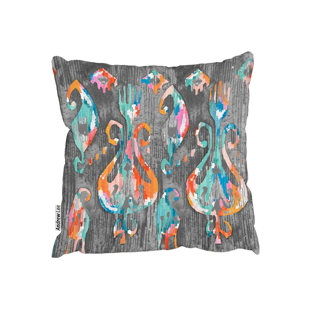 New Product Trendy tribal pattern in watercolour style (Cushion)  - Andrew Lee Home and Living