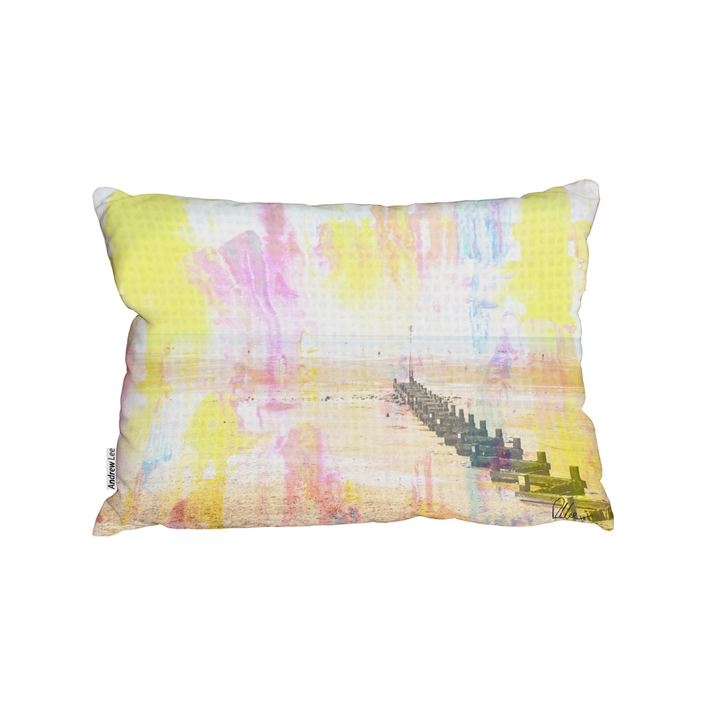 New Product Colourful beach (Cushion)  - Andrew Lee Home and Living