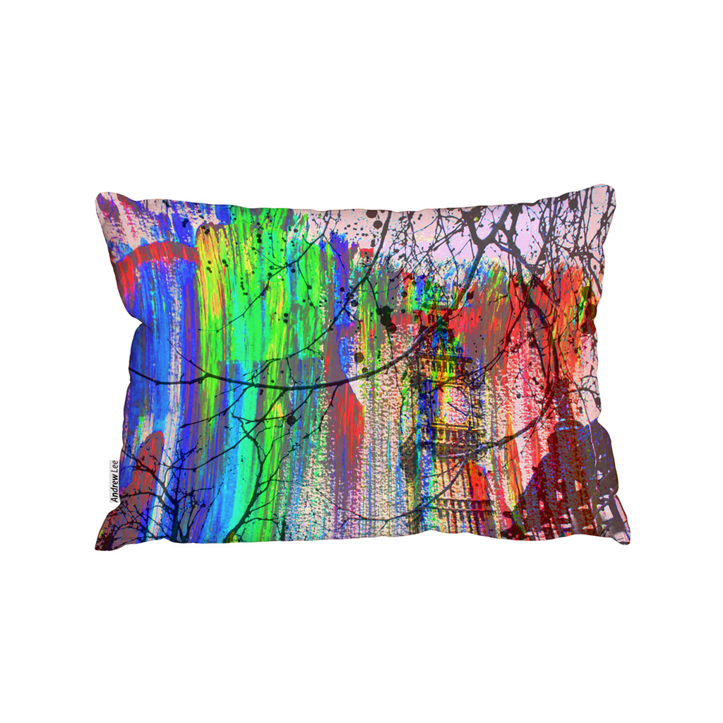 New Product BIG BEN AND TREES PAINTED (Cushion)  - Andrew Lee Home and Living