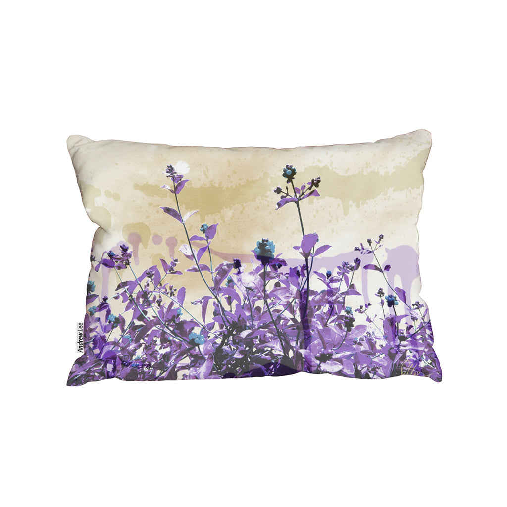 New Product Purple Flowers (Cushion)  - Andrew Lee Home and Living