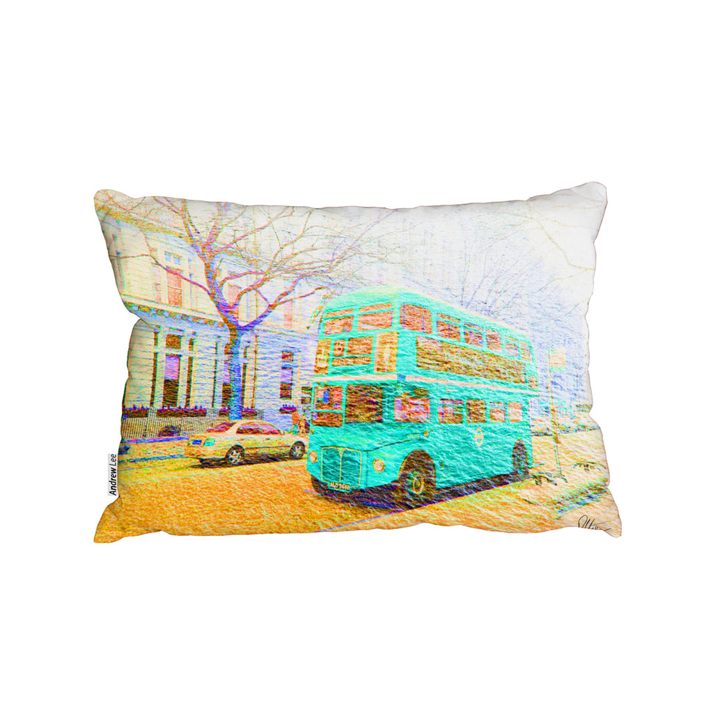 New Product london bus green front (Cushion)  - Andrew Lee Home and Living