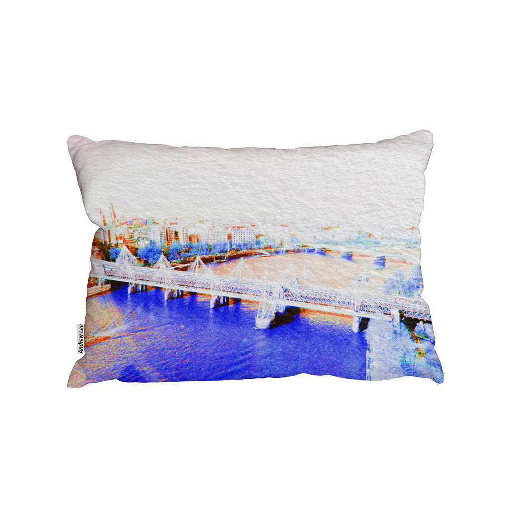 New Product LONDON EYE VEIW blue (Cushion)  - Andrew Lee Home and Living