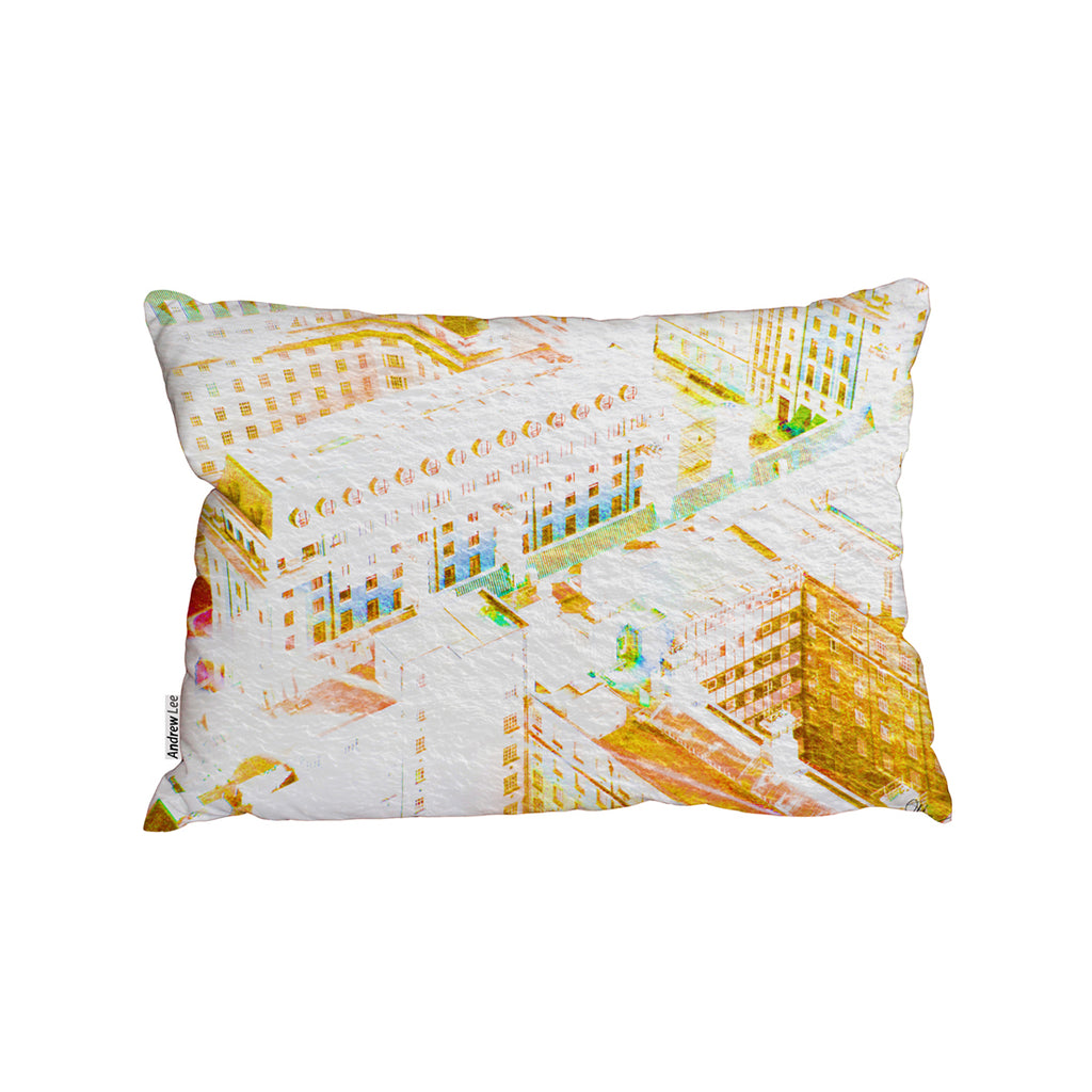 New Product LONDON ROOF TOPS ORANGE (Cushion)  - Andrew Lee Home and Living
