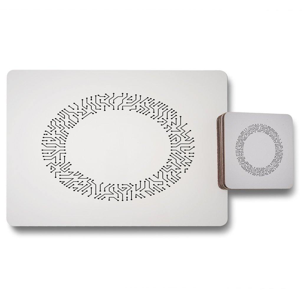 Abstract technology (Placemat & Coaster Set) - Andrew Lee Home and Living